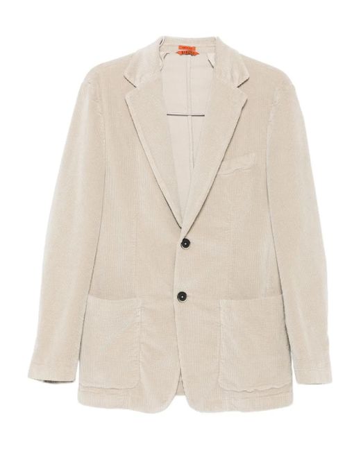 Blazer con botones Barena de hombre de color Natural