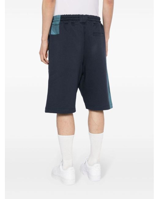 A_COLD_WALL* Blue Strand Colour-block Cotton Track Shorts for men