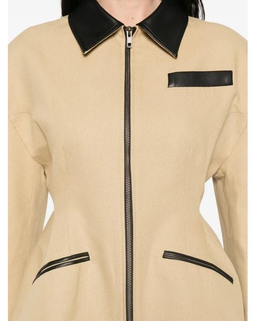 LA PISCINE Natural Sculpted Worker Jacket