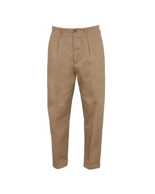 Etro Natural Tapered Trousers for men