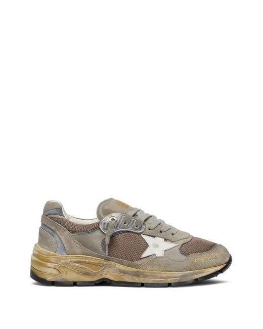 Golden Goose Deluxe Brand White Lace-Up Star-Detail Sneakers for men