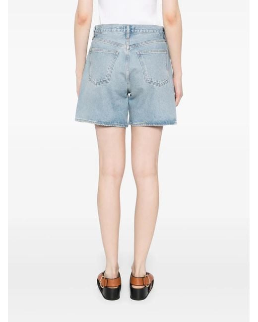 Agolde Blue Dame Shorts