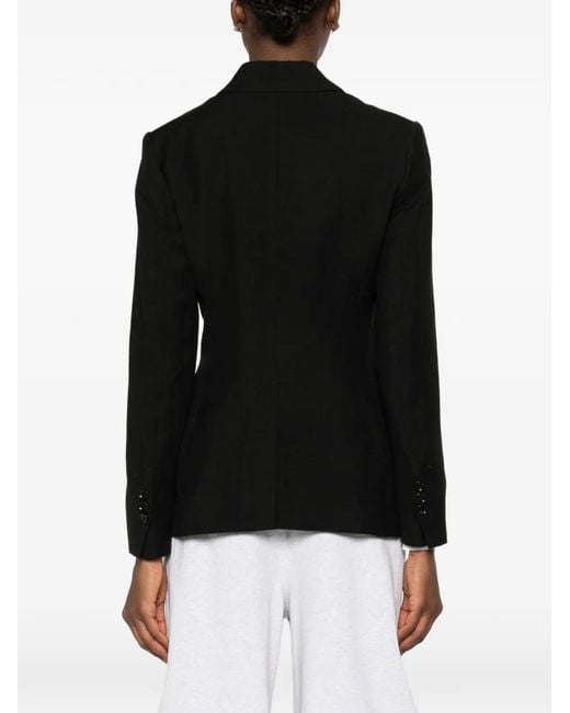 Blazer Con Doble Botonadura AMI de color Black