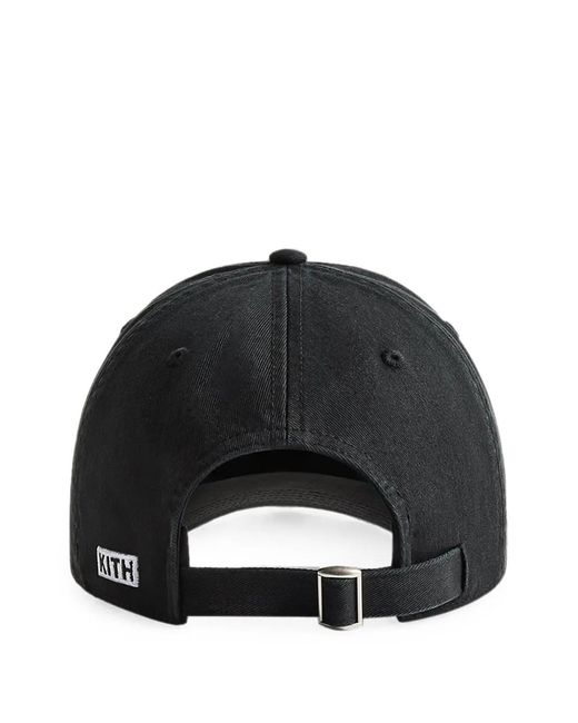 Kith Black Logo-Detail Cap for men