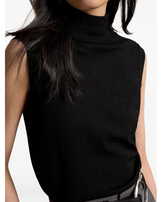 Polo Ralph Lauren Black Sleeveless Halterneck Top