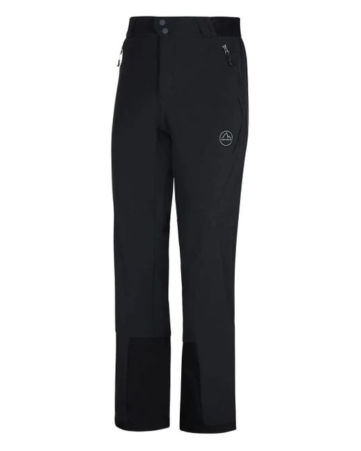 La Sportiva Black Logo-Print Trousers