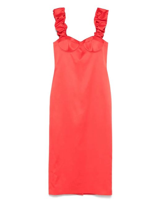 Moschino Stretch Jurk in het Red