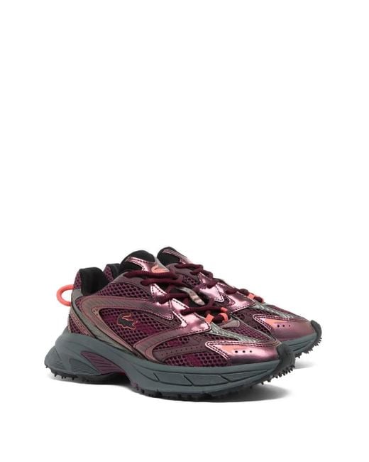 Lacoste Purple L003 Neo Shot Lace-Up Sneakers