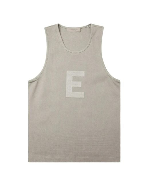 Fear Of God Gray Appliqué-Detail Tank Top