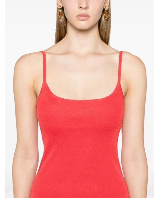 Jacquemus La Robe Maille Mini-Jurk in het Red