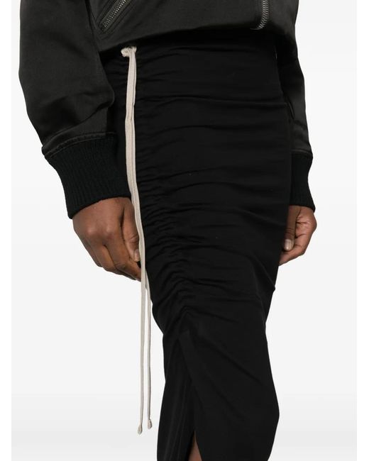 Moncler Black Slit Skirt
