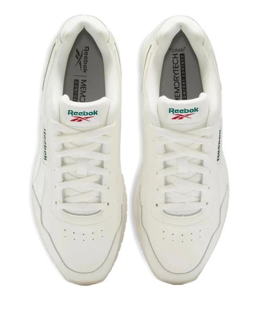 Reebok White Glide "Chalk/Dark" Sneakers for men