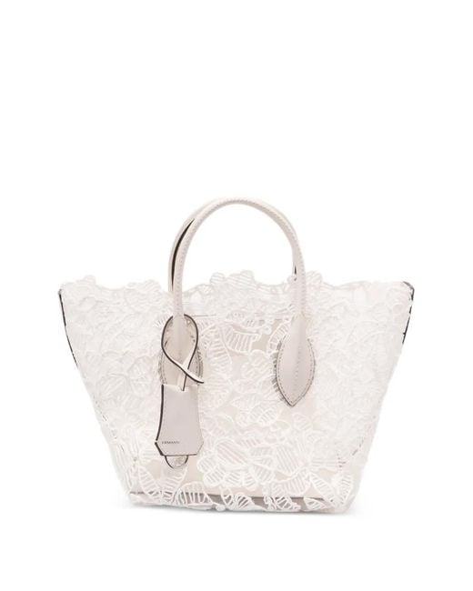 Ermanno Scervino White Shoulder Bag