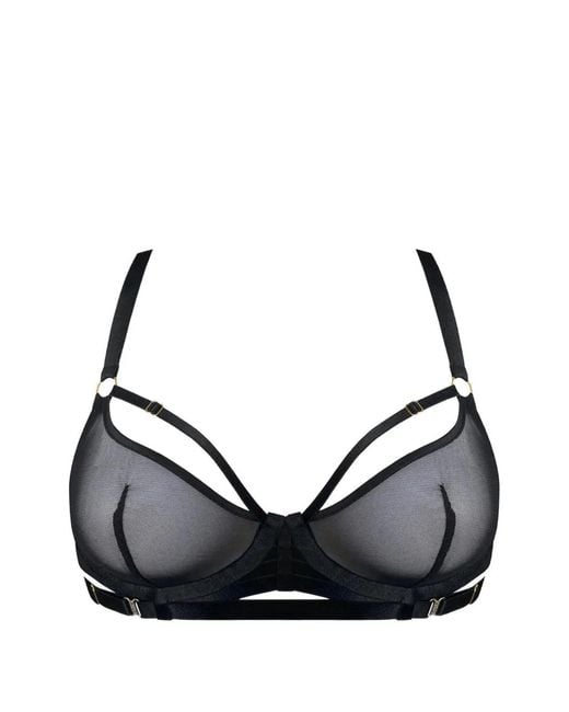Bordelle Black Signature Mesh Balconette Bra