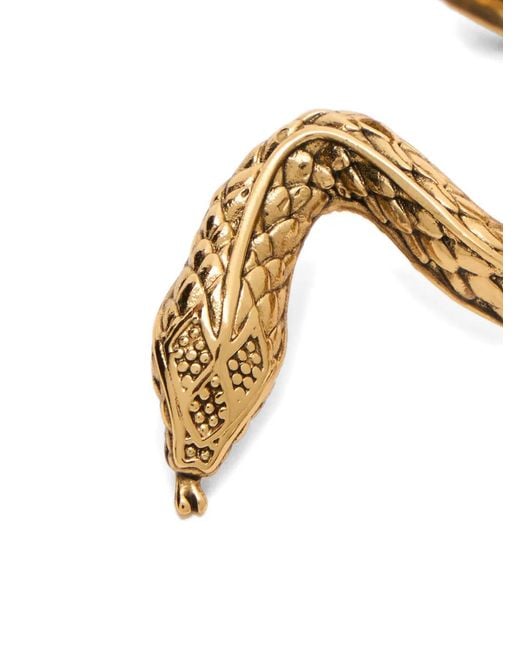 Roberto Cavalli Metallic Snake-Shape Ring