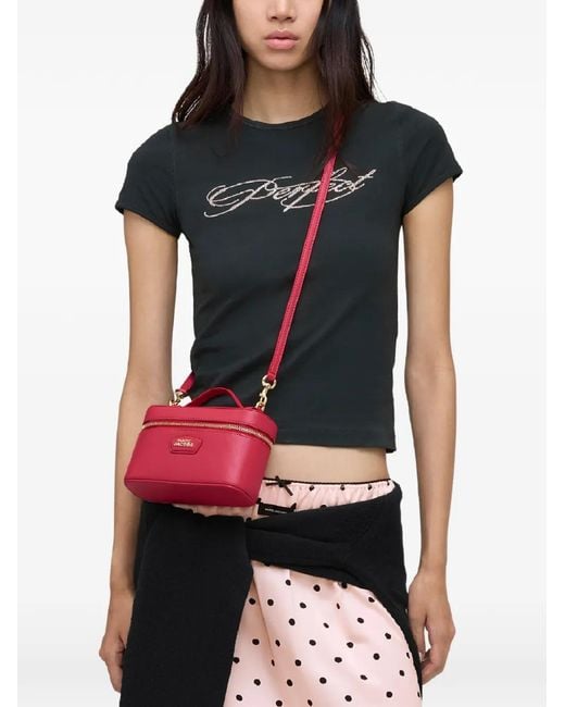 Marc Jacobs Pink Logo Zip-Bag