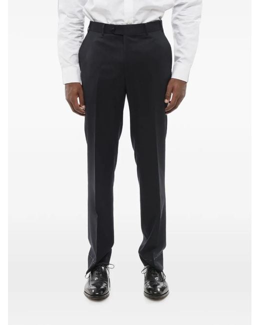 Corneliani Black Mantua Trousers for men