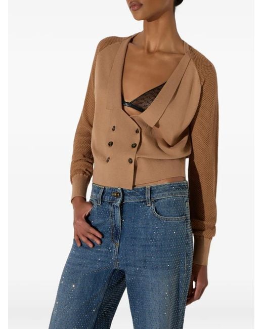 Elisabetta Franchi White Cardigan