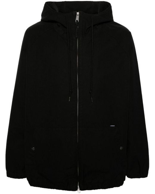 Carhartt Black Madock Canvas Hooded Jacket for men
