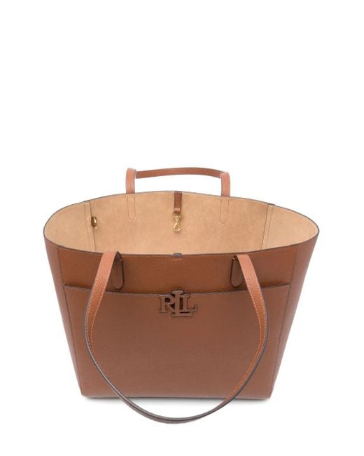 Ralph Lauren Brown Cameryn Tote Bag