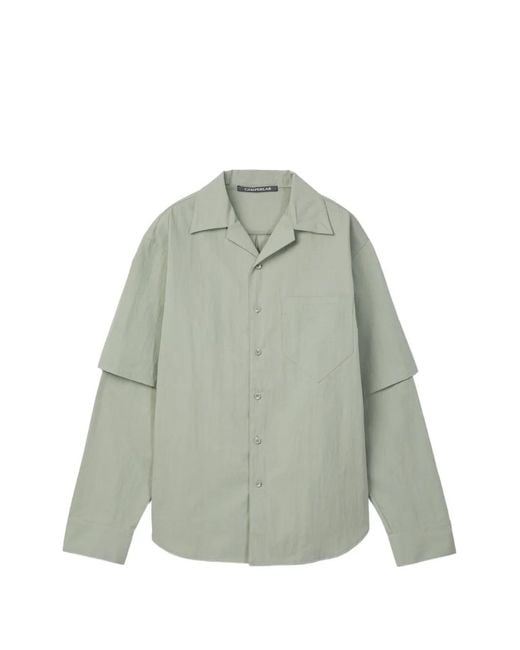 Camicia A Strati di CAMPERLAB in Green