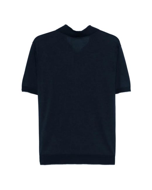 Altea Black Button T-Shirt for men