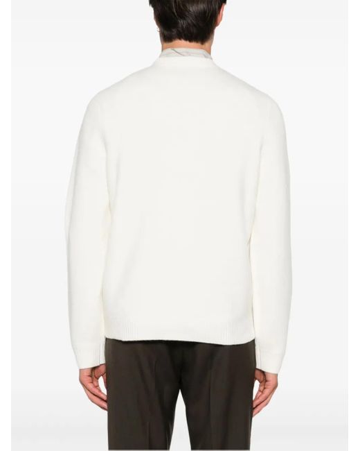 A.P.C. White Sweaters for men