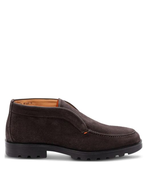 Santoni Brown "Rock" Lace Up for men