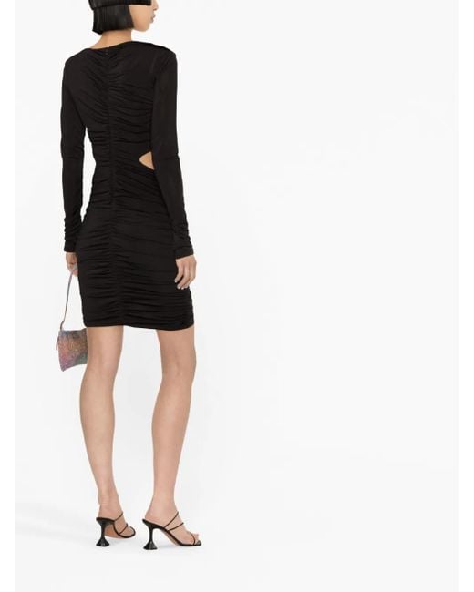 Philipp Plein Mini-Jurk Met Logoplakkaat in het Black