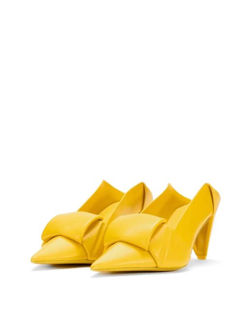 Loewe Yellow Pointed-Toe Pumps