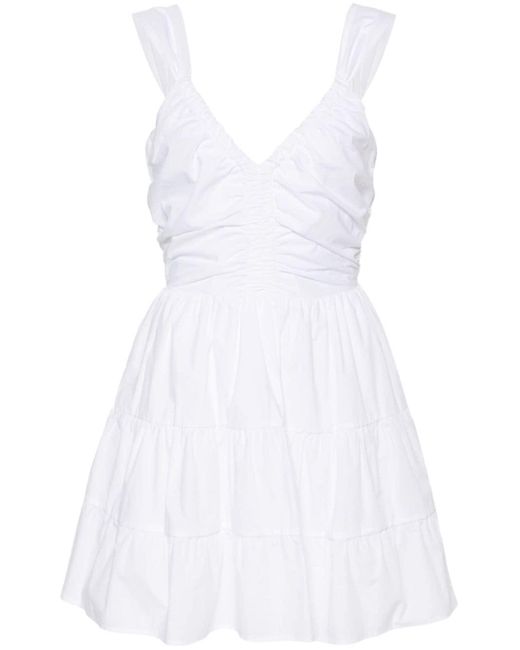Liu Jo Mini-jurk Met Open Rug in het White