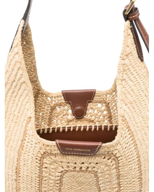 anya-hindmarch-bow-detail-raffia-shoulder-bag-in-natural-lyst-uk