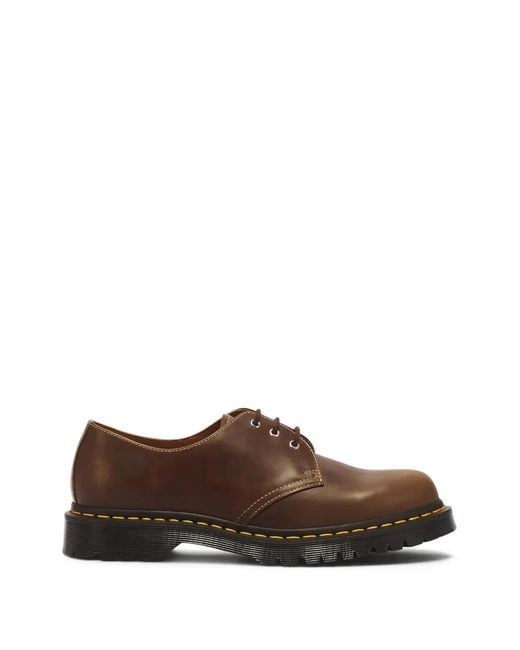 Derby Stringate di Dr. Martens in Brown da Uomo
