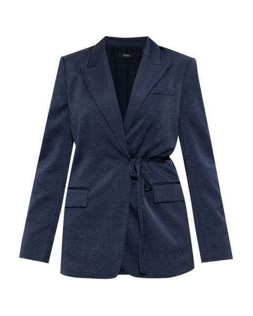 Teoría Tie Winist Blazer.cru Theory de color Blue