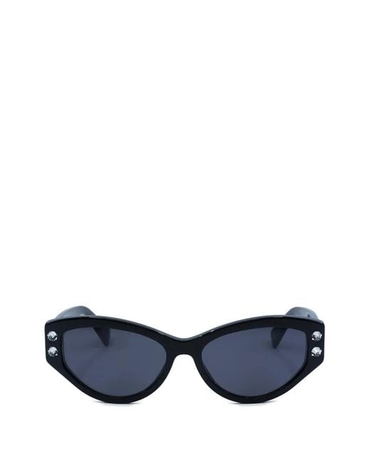 Moschino Blue Cat-Eye Full-Rim Sunglasses
