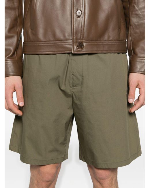 Low Brand Green Combo Mid-rise Bermuda Shorts for men