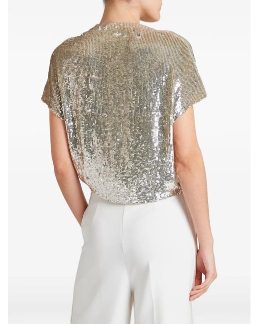 Temperley London White Filigree Sequin-Embellished Jacket