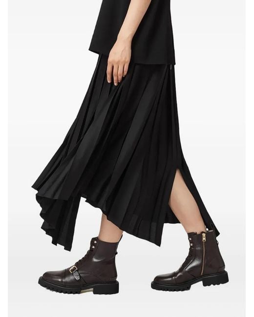 Bottines À Lacets Et À Boucles AllSaints en coloris Black