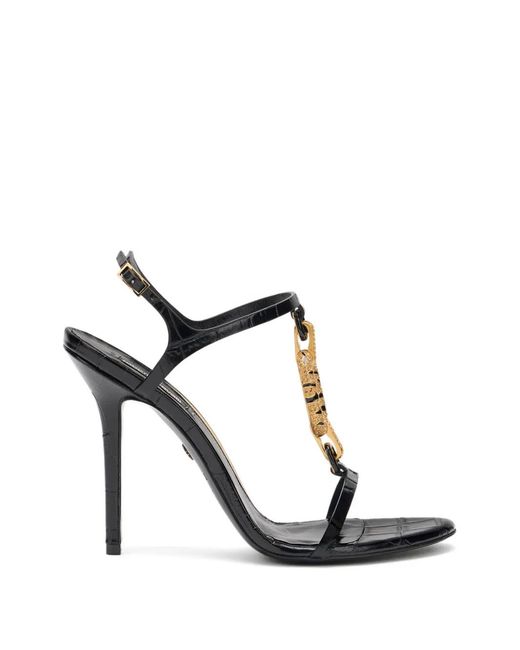 Roberto Cavalli Black Sandales Roar