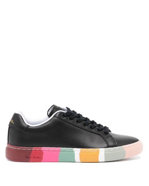 Paul Smith Black Lapin Leather Sneakers