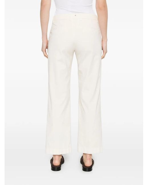 Berwich White Pantalon Alice À Coupe Courte