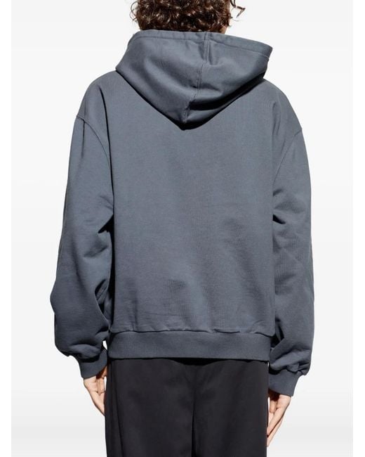 AllSaints Blue Kindred Graphic Hoodie for men