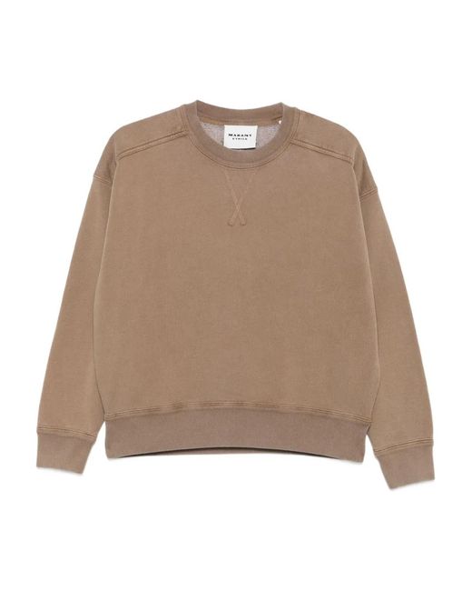 Isabel Marant Natural Crew-Neck Sweatshirt