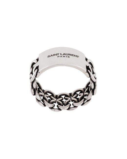 Bracelet à détail de clous Saint Laurent pour homme en coloris Noir Homme Bijoux Bracelets 