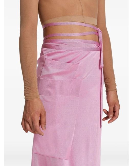 ROT Pink The Pareo Silk Skirt