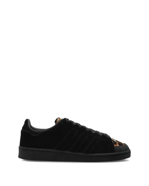 Adidas Black Leopard-Print Sneakers