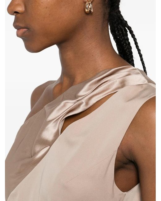 Botsi Natural One-Shoulder Top