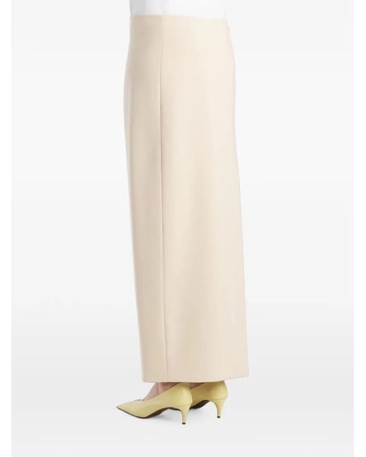 Khaite White Lyle Skirt