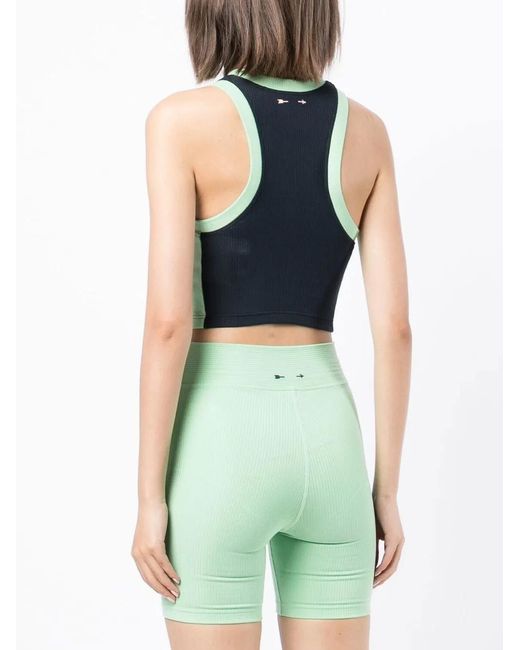 The Upside Blue Solstice Monte Performance Top