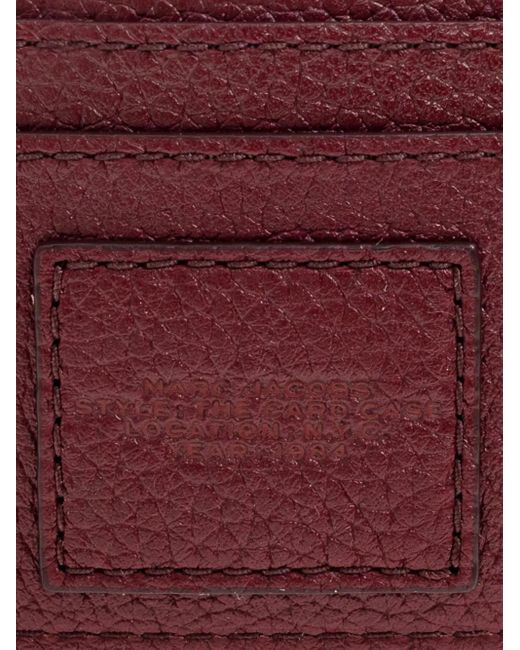 Portacarte Con Logo Goffratot di Marc Jacobs in Purple
